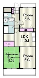 ハイブリッジIIの物件間取画像